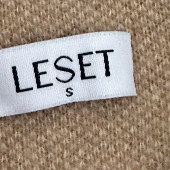 LESET Beige Textured Fabric - Picture 2 of 4